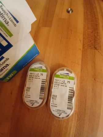 Контактные линзы BaushLomb Optima FW -2.75 кривизна 8.4 на три месяца 2 шт