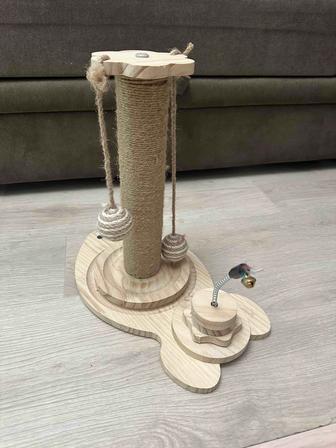 Деревянная игрушка для кошек
