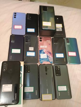 Смартфоны орро,vivo, Samsung