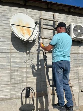 Установка кронштейн. настройка Спутниковое и эфирное телевидение Отау ТВ