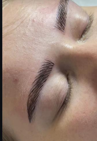 ОБУЧЕНИЕ волосковой техники бровей!!!