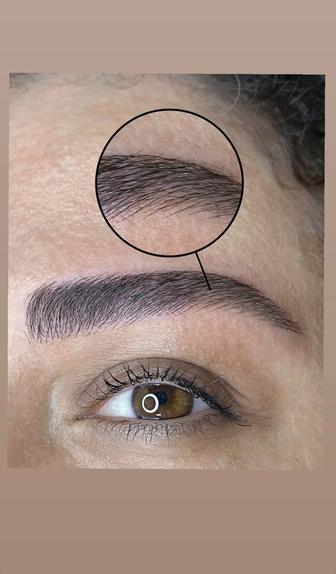 ОБУЧЕНИЕ волосковой техники бровей!!!