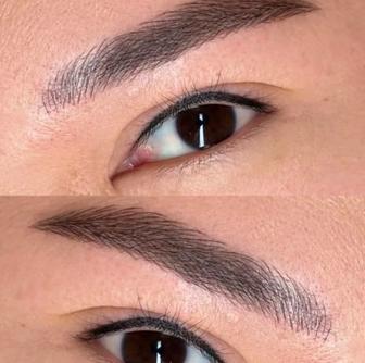 ОБУЧЕНИЕ волосковой техники бровей!!!