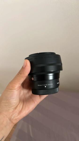 Sigma 56mm f 1.4 Объектив на фуджифильм