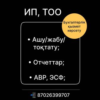 Бухгалтерлік қызметтер