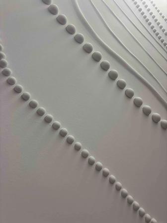 Шарики, полушарики из гипсовые изделия на стену