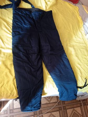 Штаны теплые с карманами для рыбалки