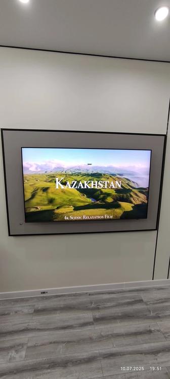 Установка телевизора на кронштейн