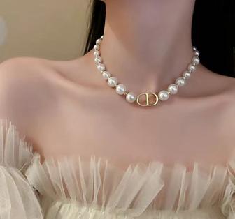 жемчуг чокер Christian Dior