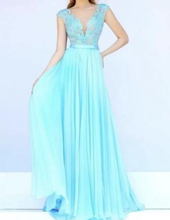 Платье Sherri Hill (нежно голубой)