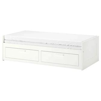 Кровать IKEA 60369132 Бримнэс Каркас кровати-кушетки с 2 ящиками белый