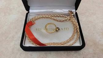 Продам золотую цепочку и кольцо (бижутерия)