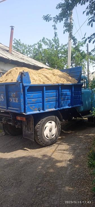 Песок барханный. Песок мытый ЗИЛ КАМАЗ