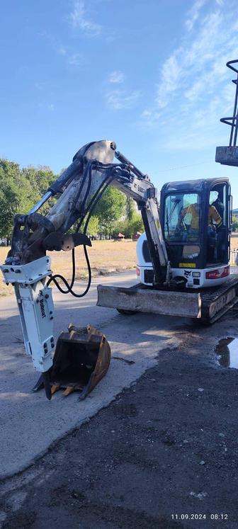 Услуги миниэкскаватора