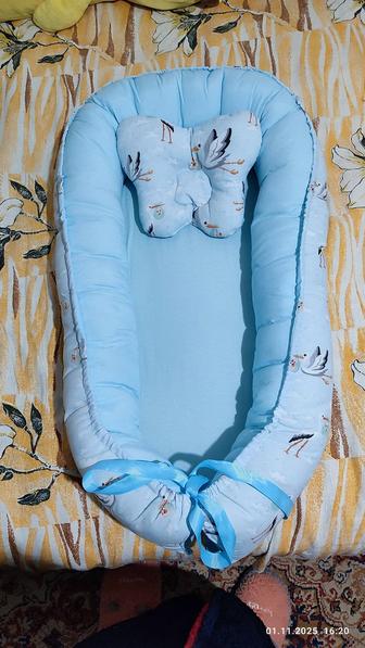 Гнездо кокон для новорожденных. И конверт