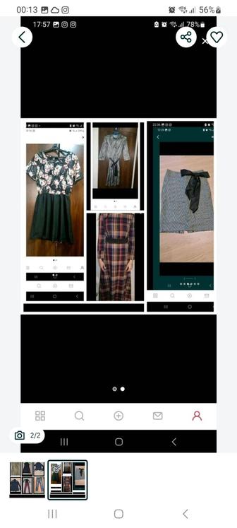 Платья джинсы