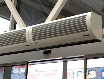 Навеска тепловой завесы