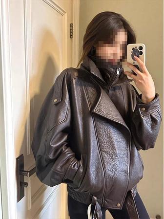 Куртка кожаная женская