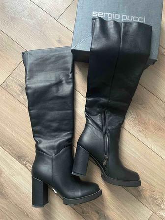 Зимние ботфорты сапоги женские 36 размер