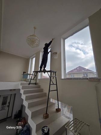 побелка, эмульсия, покраска