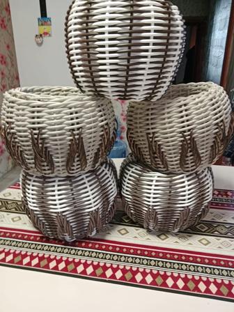 Продам кашпо из ротанга для цветов и растений,отлично подойдет для дома