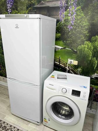 Продам Холодильник с Машинкой