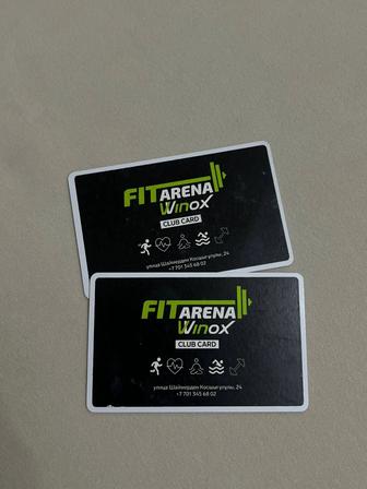 Продам абонемент в фитнес-клуб Фит арена