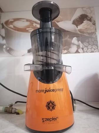 Соковыжималка Zepter MoreJuicePress Frozen Desserts в отличном со оранжевая