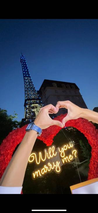 Акция от 20 тыс Предложение руки и сердца ,marry me , День рождение