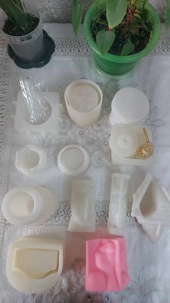 Набор молдов для гипса б/у