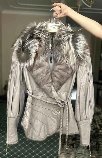 Куртка кожаная