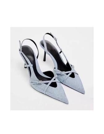Туфли Zara джинсовые