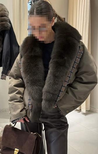 Продажи парку с натуральным мехом