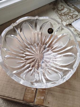 Винтажная хрустальная ваза/салатница производства Россия.