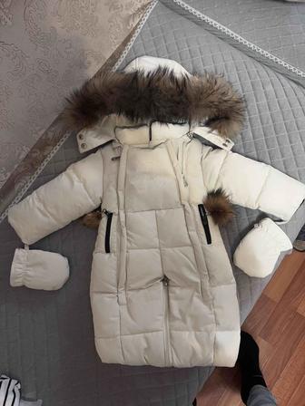 Детский зимний комбинезон трансформер