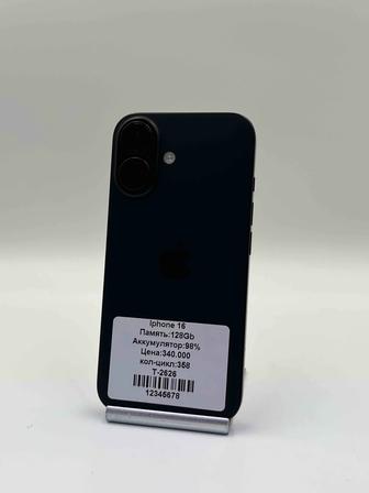 iPhone 16 128gb 98%