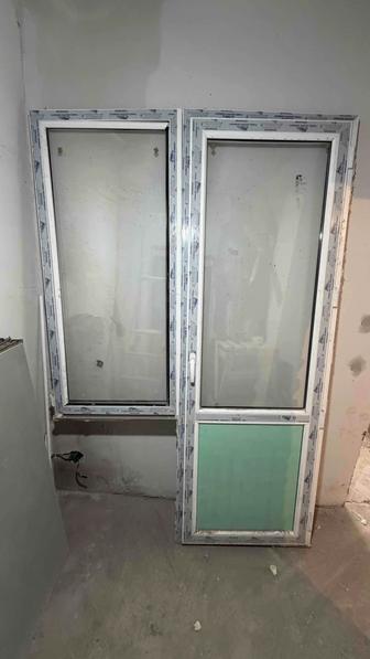 Дверь балконная с окном