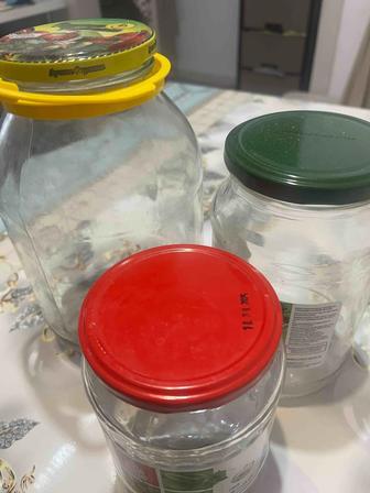 Стеклянные банки (резьбовые) разных размеров