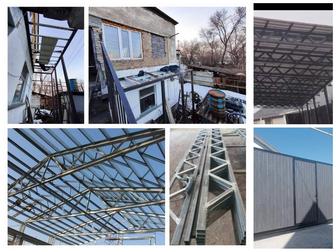 Навес, балкон, ворота