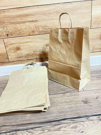 Крафтовые пакеты, подарочные пакеты