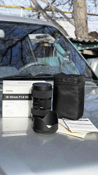 объектив Sigma 18-35mm f/1.8 Art (Canon EF)