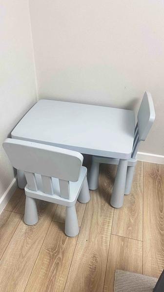 Детский стол с стульями ikea оригинал