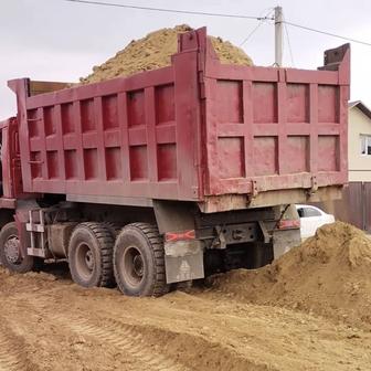 Доставка сыпучих материалов Отсев песок щебень глина Сникерс камни.