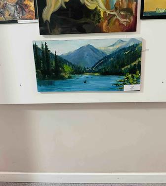 Картина Озеро в горах