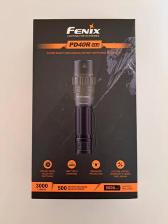 Новый фонарь Fenix PD40R V3.0