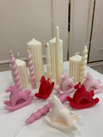 Свечи из соевого и пчелиного воска. Натуральные.