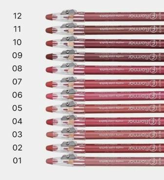 Flomar Waterproof Lipliner набор карандашей 12 шт