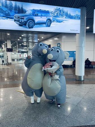 Аренда надувного костюма Крыса