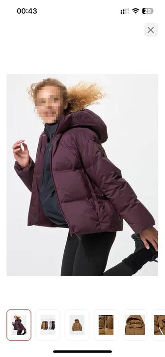 Новый пуховик Uniqlo