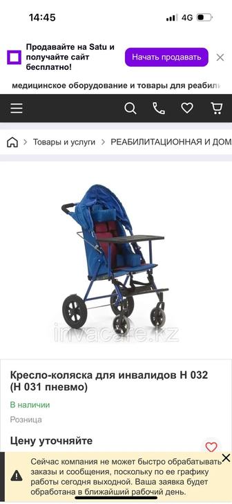 Коляски инвалидный детское